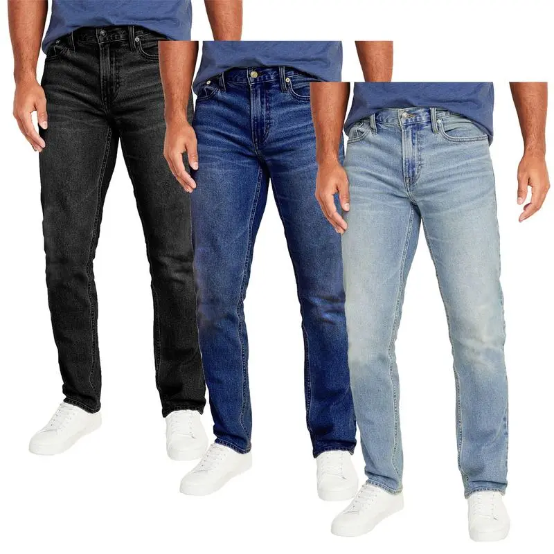 🔥Men's 3-Pack Rebar M4 Relaxed DuraStretch Basic Jeans