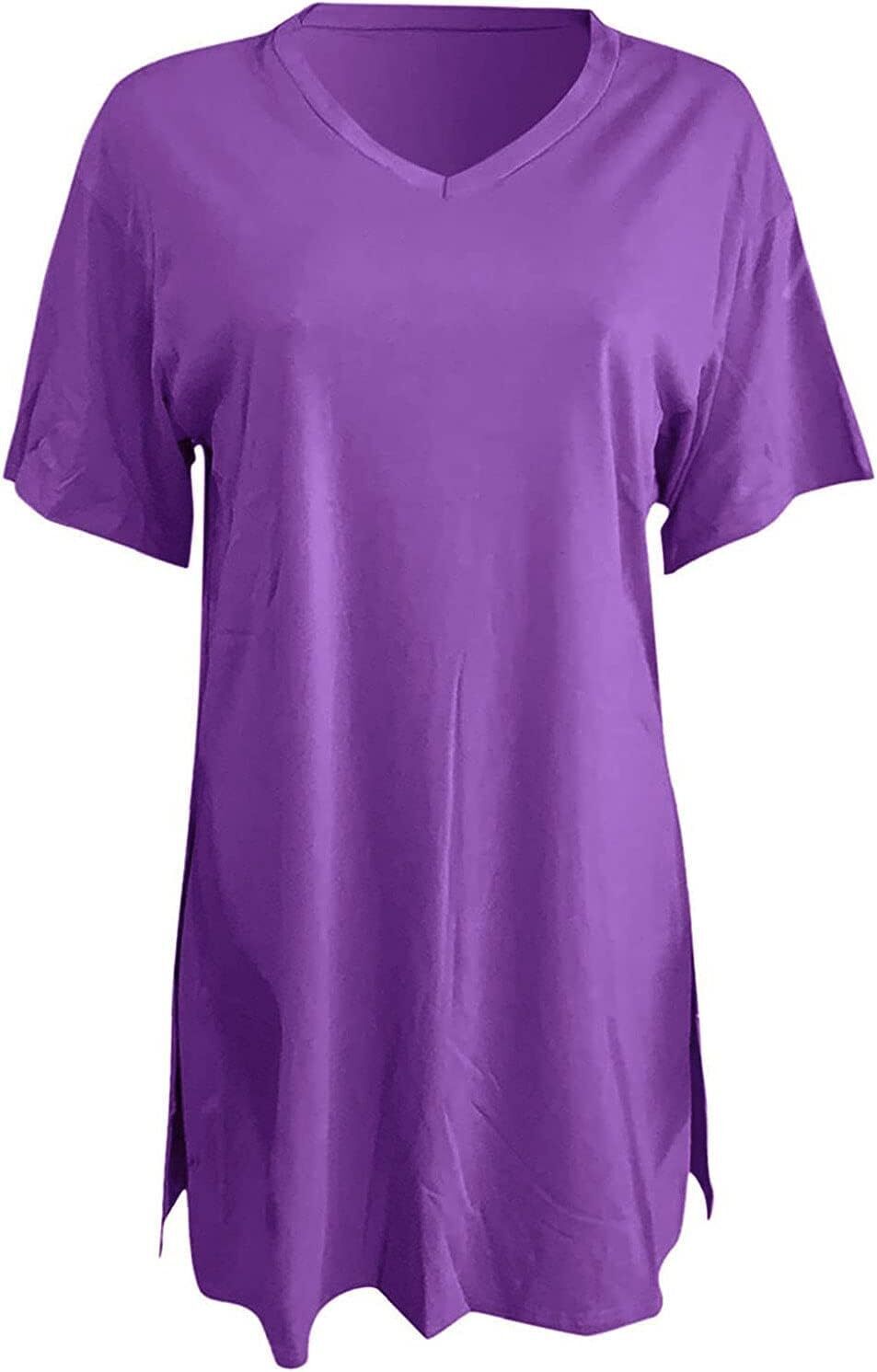 🔥LAST DAY 70% OFF💖Women’s Casual 2 Piece Outfits V Neck Side Split Tops and Shorts Set Tracksuit